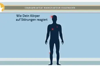 Silhouette eines Körpers.