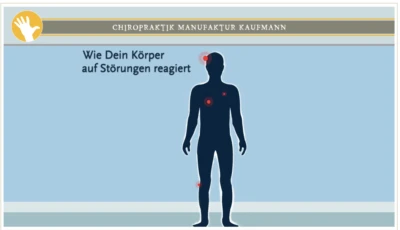 Silhouette eines Körpers.