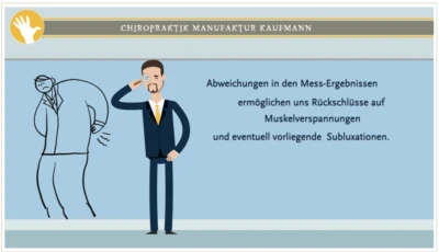 Mann im Comicstil vor einem blauen Hintergrund.